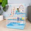 Blue Iron Bird Cage for Parrots, Lovebirds, and Budgerigars view 4