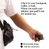 Adfuenom Inhaler Case with Retractable Clip, PU Leather view 4