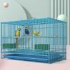 Rectangular Wire Bird Cage, Large Flight Cage, White, Small view 2