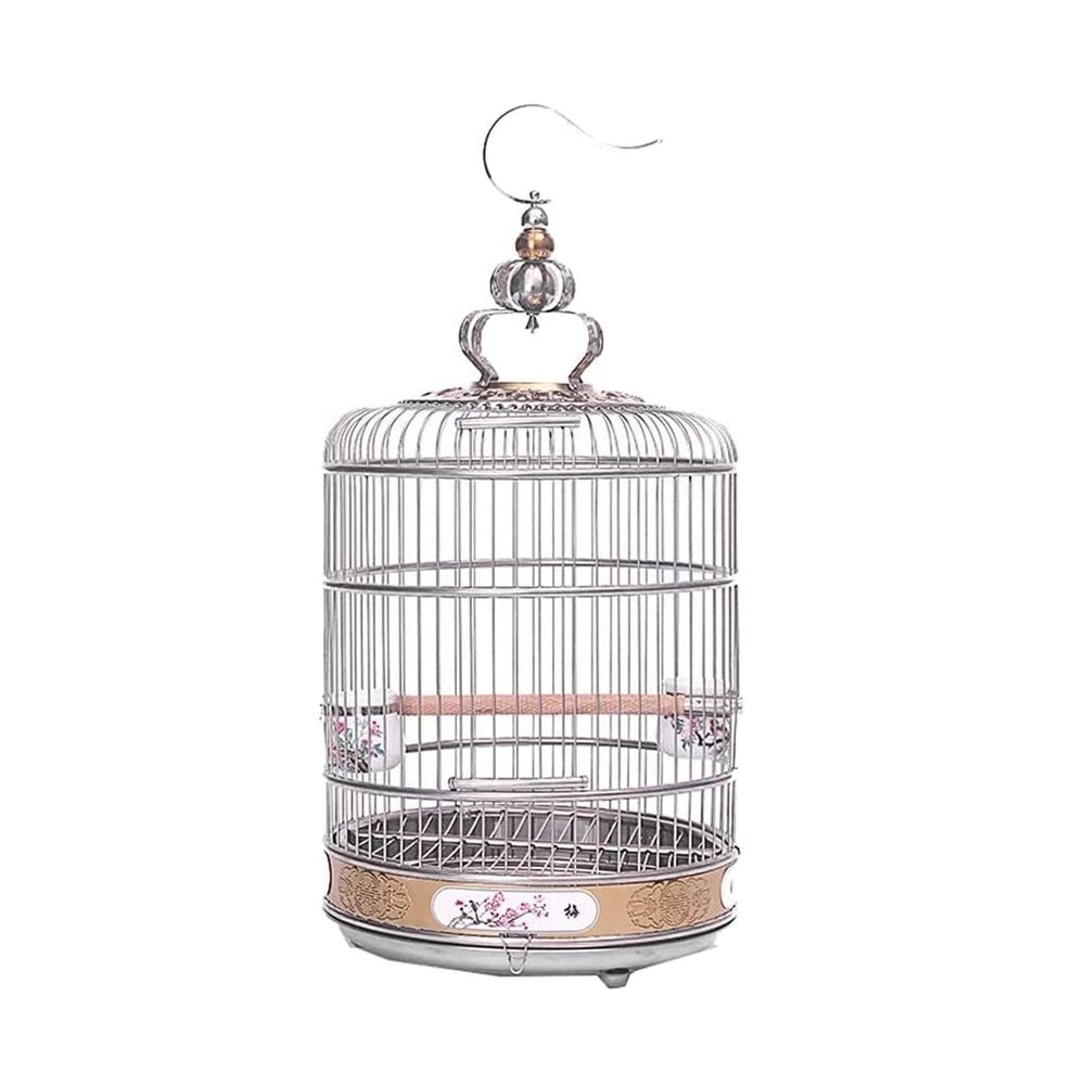WOTZOV Round Iron Bird Cage