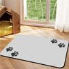 Surwin Diatomaceous Earth Pet Feeding Mat, Light Gray, 24 x 60 cm view 1