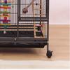 WOTZOV Wrought-Iron Bird Cage with Play Top and Stand view 3