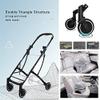 High-Quality Double-Decker Pet Stroller for Two Cats or Dogs view 3