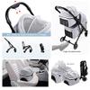 High-Quality Double-Decker Pet Stroller for Two Cats or Dogs view 4