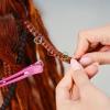 Heart-Shaped Metal Hair Rings, 50 Pieces, for Girls view 4