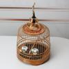 Parrot Flight Cage, Hanging Round Bird Cage with Drawer view 2
