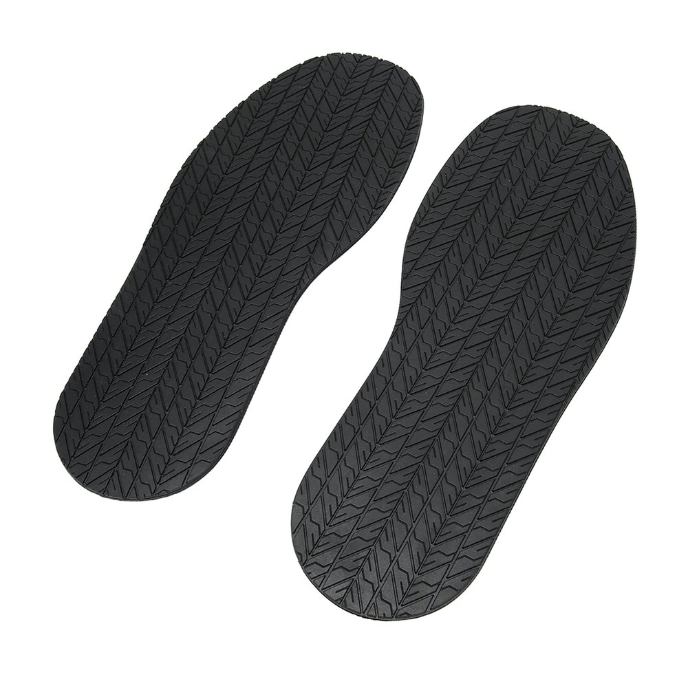 Rubber Shoe Sole Repair, Anti-Slip Noise-Reducing Full Soles, DIY-Cuttable, Soft and Comfortable, 12.7 x 4.9 in, for Indoor and Outdoor Activities, 2-Pack