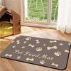 Surwin Pet Feeding Mat - Bone Pattern (Brown 1.30x40cm) view 1