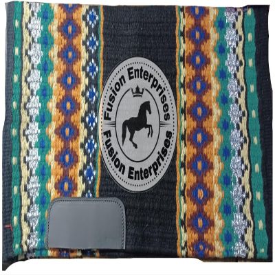 EQUIEMPRESS Western Show Saddle Pad, New Zealand Wool, Top Wool Pad Sensor Flex, A-153 (34 x 34 in)