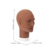 ELAYARD Wig Display Stand Mannequin for Wigs, Hats and Jewelry, Realistic Head for Display and Storage for Hairdressers and DIY Projects view 2