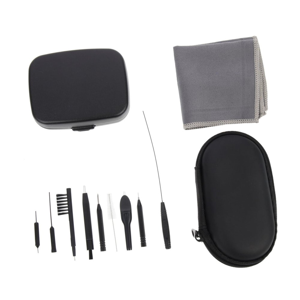 Hearing Aid Cleaning Set, 1 Set, PVC with Cleaning Brushes