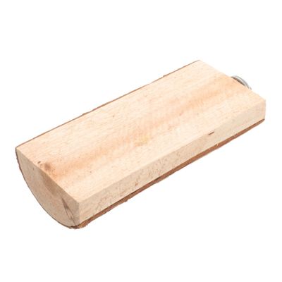 Wooden Springboard Platform for Small Animals, Cage Accessory with Dental Care