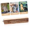 Wooden Springboard Platform for Small Animals, Cage Accessory with Dental Care view 3