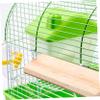 Wooden Springboard Platform for Small Animals, Cage Accessory with Dental Care view 4