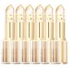 Color-Changing Lipsticks, Transparent Long-Lasting Moisturizing Lip Balm with Gold Foil for Women, 6-Piece Set view 1