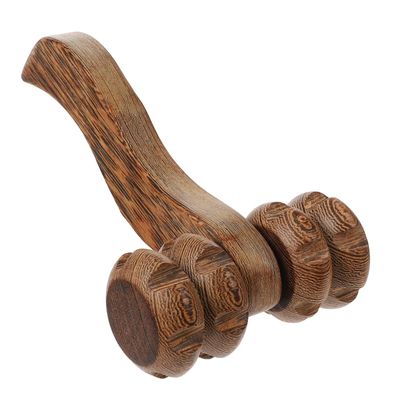 GANAZONO Double Wenge Wood Massage Roller for Back and Legs