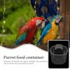 Hanging Food Bowls for Bird Cages, 10-Piece Plastic Set, for Budgies view 4