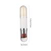 GANAZONO Double-Sided Makeup Brush for Foundation and Concealer view 2