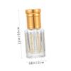 ELAYARD 6 mL Roll-On Glass Bottles with Gold Caps view 2