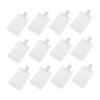 GANAZONO 12-Piece 100 mL White Refillable Cosmetic Squeeze Bags with Nozzles view 1