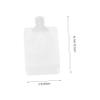 GANAZONO 12-Piece 100 mL White Refillable Cosmetic Squeeze Bags with Nozzles view 2