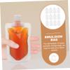 GANAZONO 12-Piece 100 mL White Refillable Cosmetic Squeeze Bags with Nozzles view 4