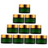 GANAZONO Glass Ointment Jars, 10-Pack, 30 g, Refillable, Portable, Sunlight-Blocking view 1