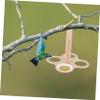 BESPORTBLE Hanging Wooden Bird Feeder with Water Bowl view 4