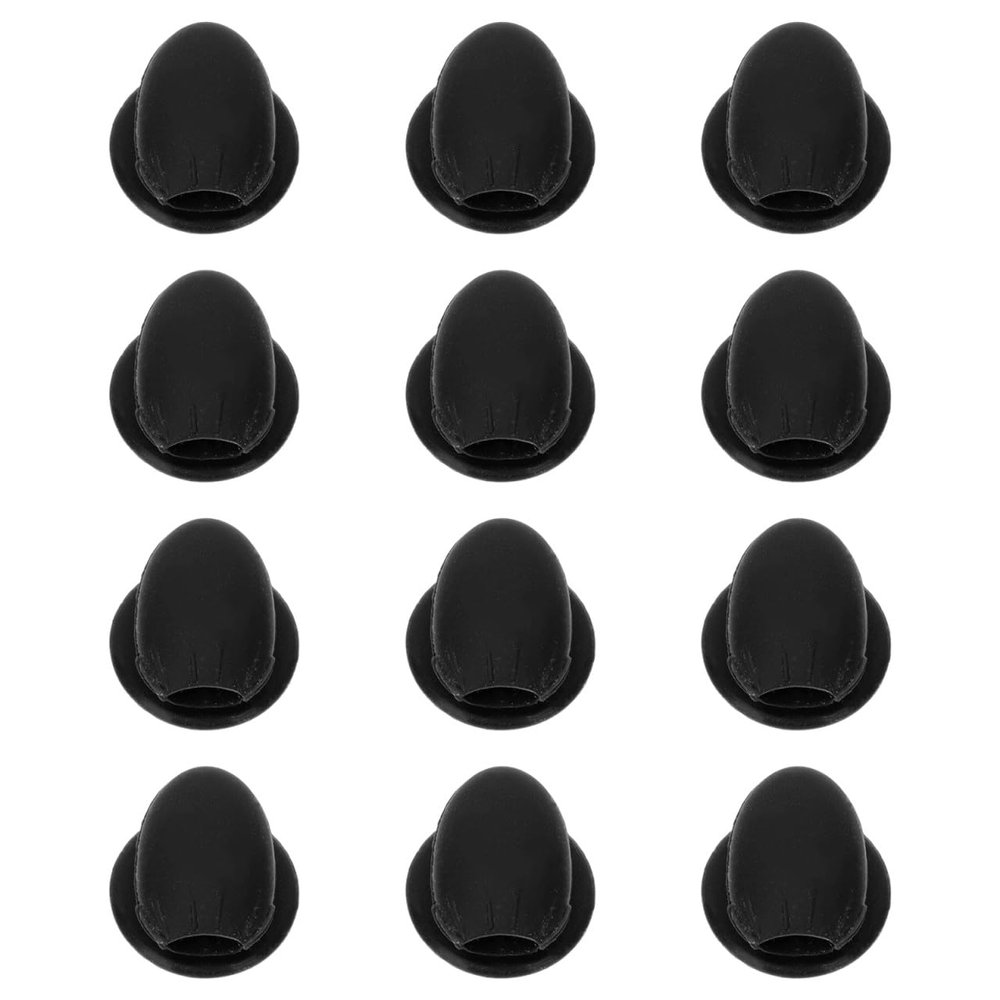 ERINGOGO 12-Piece Silicone Lip Brush Covers with Suction Cups