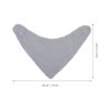 ERINGOGO 3-Piece Adjustable Cotton Bandana Bibs for Toddlers, Pastel Green view 2