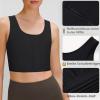 GCTBL Transgender FTM Chest Binder, Breathable Half-Zip Compression Bra (B, L) view 3