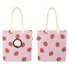 Show Head Pet Canvas Shoulder Bag, Strawberry Pattern view 1