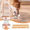 Interactive Dog Treat Dispenser and Rolling Puzzle Feeder view 4