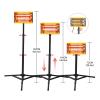 2000 W Short-Wave Infrared Paint Drying Lamp with Bracket view 2