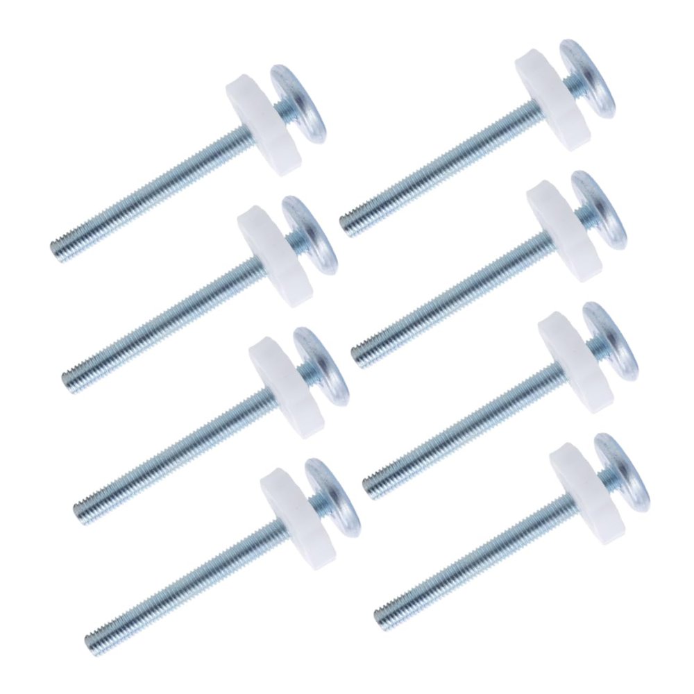 8-Pack Pressure-Mount Gate Screws, M10 x 100 mm, Iron, for Stair Gates