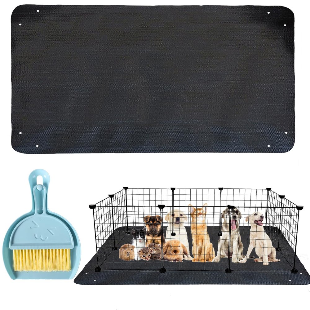 Sadodo 150 x 100cm Waterproof Pet Playpen Mat Set