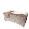 ZMCGNO Curved Eyelash Extension Bed Mattress Topper, Velvet, Gray A view 3