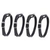 Homoyoyo 4-Pair Black PU Shoe Straps, Removable Heel Straps for High Heels, Pumps and Boots view 1