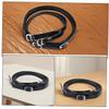 Homoyoyo 4-Pair Black PU Shoe Straps, Removable Heel Straps for High Heels, Pumps and Boots view 3
