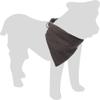 Flamingo Herbert Nylon Dog Collar with Bandana Dark Brown XS view 1