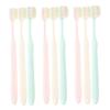 ULTECHNOVO Soft Plastic Toothbrushes for Adults, 9-Piece Set, Wide Slim Brush Head, Gentle Gum Care view 1