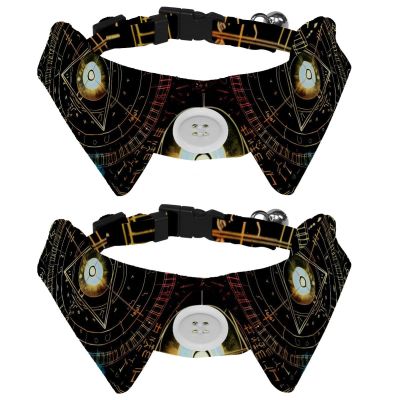 Adjustable Bow Tie for Cats and Dogs, 2 Pieces
