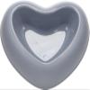 Flamingo Heart-Shaped Pet Bowl, Blue | 400 ml | Non-Slip & Stylish view 1
