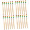Beavorty 24-Piece Bamboo Charcoal Toothbrush Set view 1
