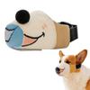 LONZIKP Dog Muzzle with Soft Hook-and-Loop Closure, Adjustable Strap and Breathable Mesh (L) view 1
