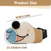 LONZIKP Dog Muzzle with Soft Hook-and-Loop Closure, Adjustable Strap and Breathable Mesh (L) view 2