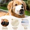 LONZIKP Dog Muzzle with Soft Hook-and-Loop Closure, Adjustable Strap and Breathable Mesh (L) view 3