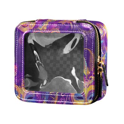 FRODOTGV Mardi Gras Transparent Makeup Bag, 11 kg, One Size