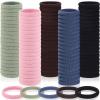 Seamless Elastic Hair Ties, 150 Pieces, 5 Colors, for Thick and Thin Hair view 1
