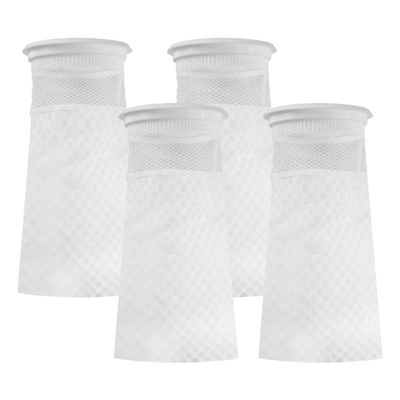 DONGKER Aquarium Filter Socks, 2/4-Pack, 3D Honeycomb Mesh, 10.5 x 25 cm